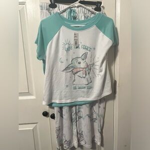 Star Wars 2 piece ladies pajama set large